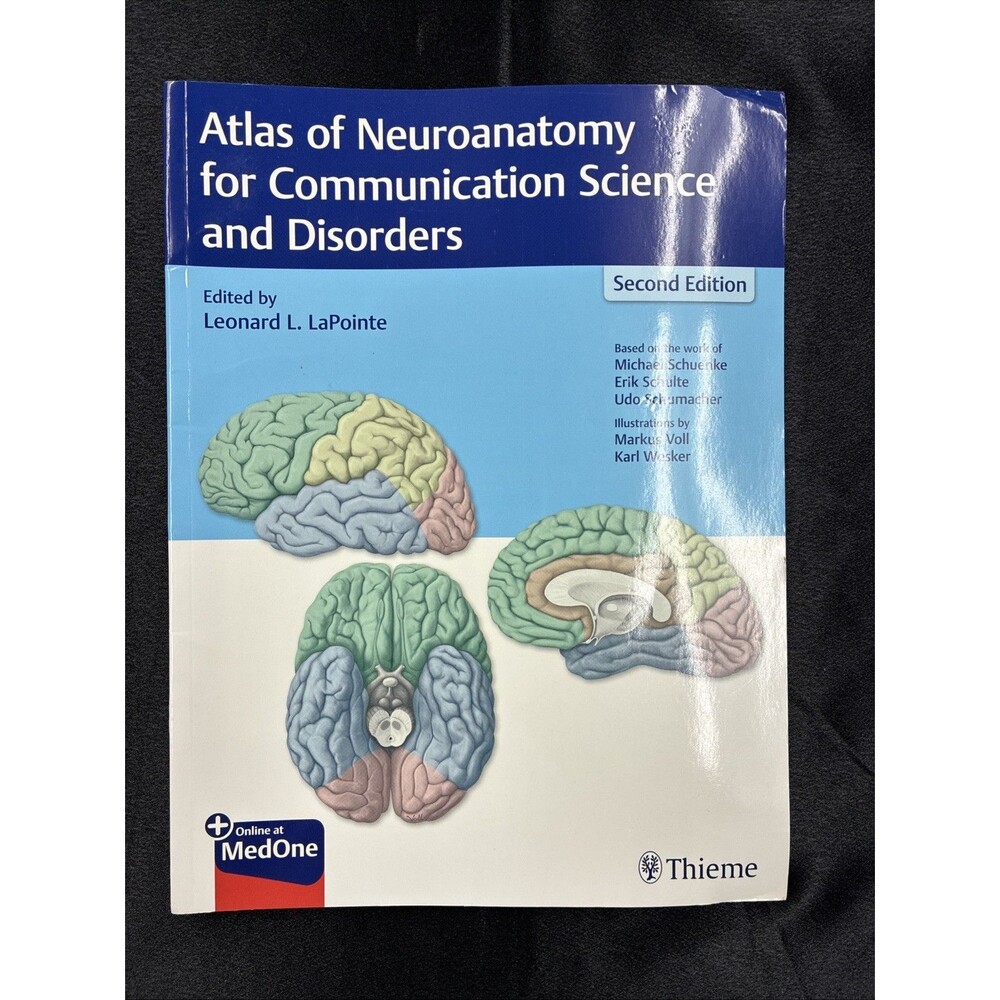 Atlas of Neuroanatomy for Communication Science and Disorders Lapointe Textbook